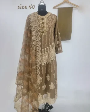 Chiffon Embroidery 3 Piece