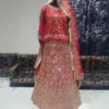 Bridal Lahenga – Bright Red