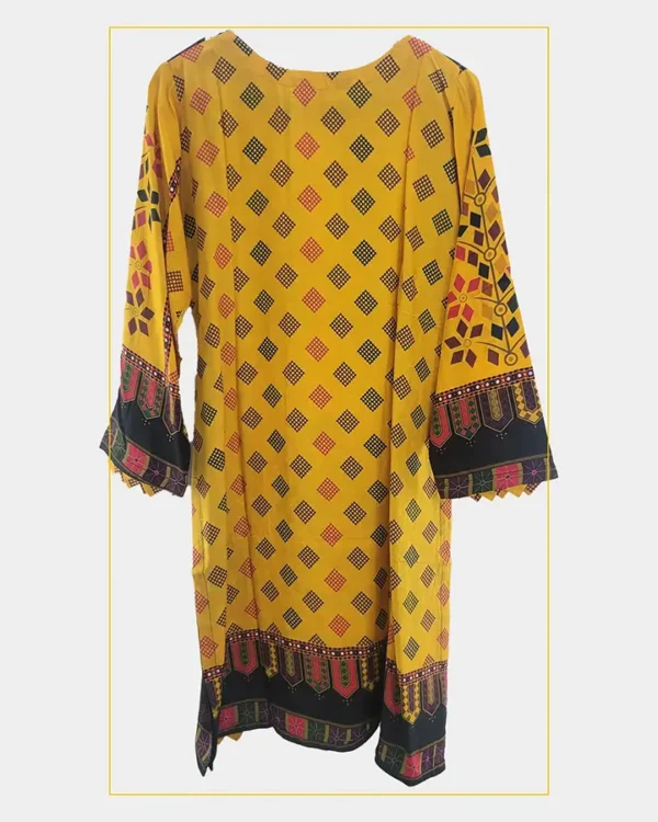 Digital Print with Handwork Long Length Top