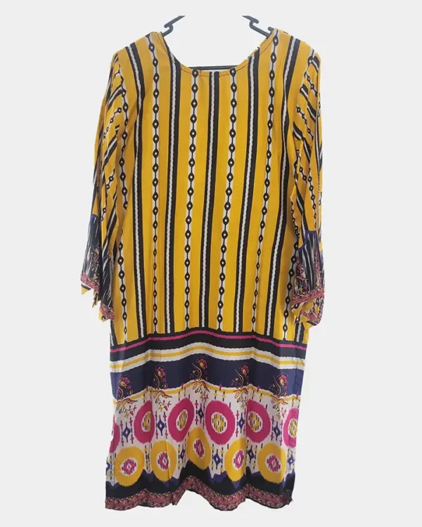 Digital Print with Handwork Long Length Top