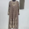 English Mauve Chiffon Outfit