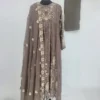 English Mauve Chiffon Outfit