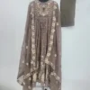 English Mauve Chiffon Outfit