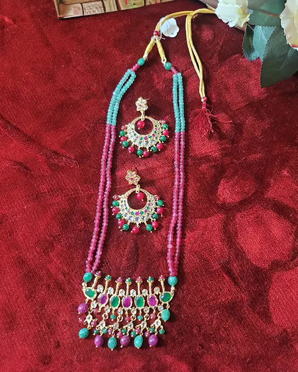 Real Ruby and Emerald Tirmani Haar